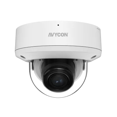AVYCON - AVC-NDV51M - 5MP H.265 MOTORIZED VANDAL DOME NETWORK CAMERA Active Deterrence 24/7 Color