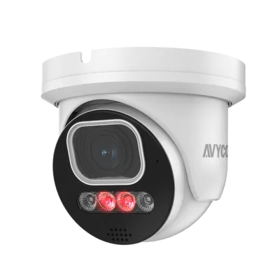 AVYCON - AVC-NDE51M-B - 5MP H.265 MOTORIZED TURRET NETWORK CAMERA Active Deterrence 24/7 Color
