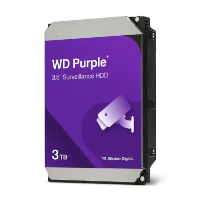 Vivotek - WD34PURZ - Western Digital Purple 3TB Surveillance HDD 3.5"