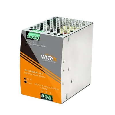 Wi-Tek - WI-DP480W-48V - 48V DIN-rail Power Adapter