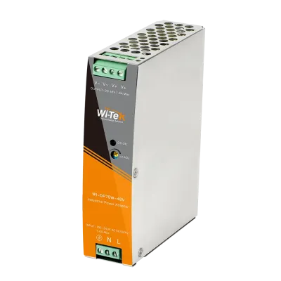 Wi-Tek - WI-DP75W-48V - 48V DIN-rail Power Adapter