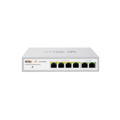 Wi-Tek - WI-PCES306G V2 - 1000Mbps Cloud Easy Smart PoE/ Ethernet Switch