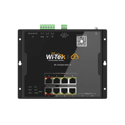 Wi-Tek - WI-PCES310GF-F - Flat-type Cloud Easy Smart Switch