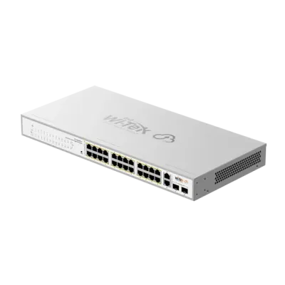 Wi-Tek - WI-PCES328GFH - 1000Mbps Cloud Easy Smart PoE/ Ethernet Switch