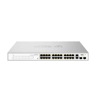 Wi-Tek - WI-PCES328GFH - 1000Mbps Cloud Easy Smart PoE/ Ethernet Switch