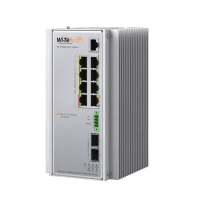 Wi-Tek - WI-PCMS310GF-Alien-I - Gigabit 24/ 48V Mixed PoE Industrial Switch