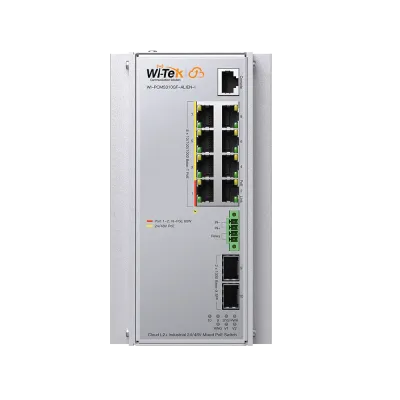Wi-Tek - WI-PCMS310GF-Alien-I - Gigabit 24/ 48V Mixed PoE Industrial Switch