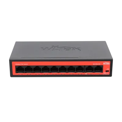 Wi-Tek - WI-PS210H V3 - 100Mbps PoE Unmanaged Switch