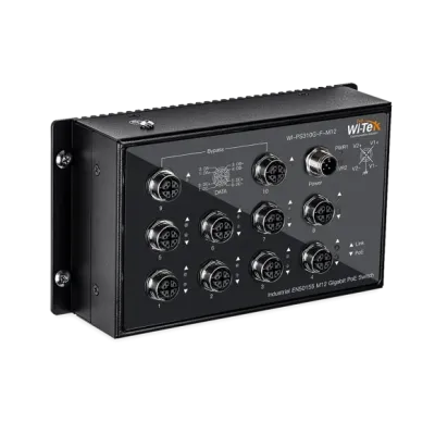 Wi-Tek - WI-PS310G-F-M12 - Flat-type Unmanaged Switch
