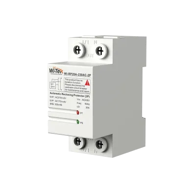 Wi-Tek - WI-RP20A-230AC-2P - Overvoltage&Undervoltage Protector