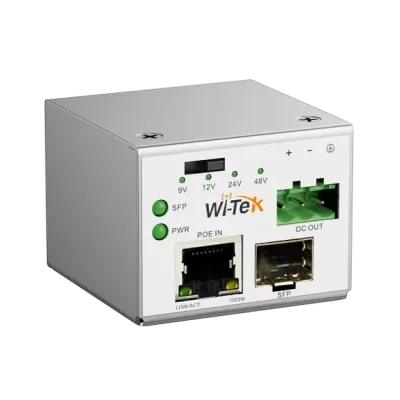 Wi-Tek - WI-RSC302PD - Gigabit PoE to SFP Converter