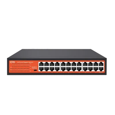 Wi-Tek - WI-SG124D V2 - 1000Mbps Ethernet Unmanaged Switch