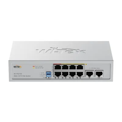 Wi-Tek - WI-PS210S - PoE switch, 8x PoE