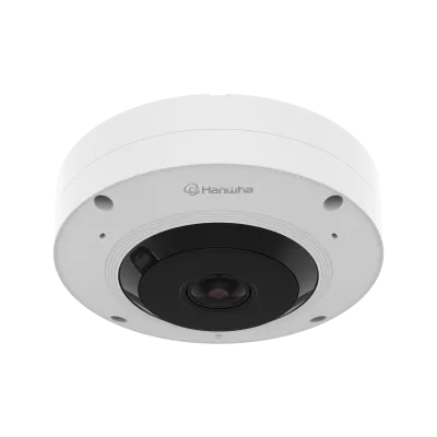 Hanwha - XNF-A8014R - 6MP AI IR Fisheye Camera