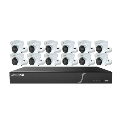 Speco - ZIP1612T4 - Plug & Play Surveillance Kit with IP Cameras and NVR with, 4TB
